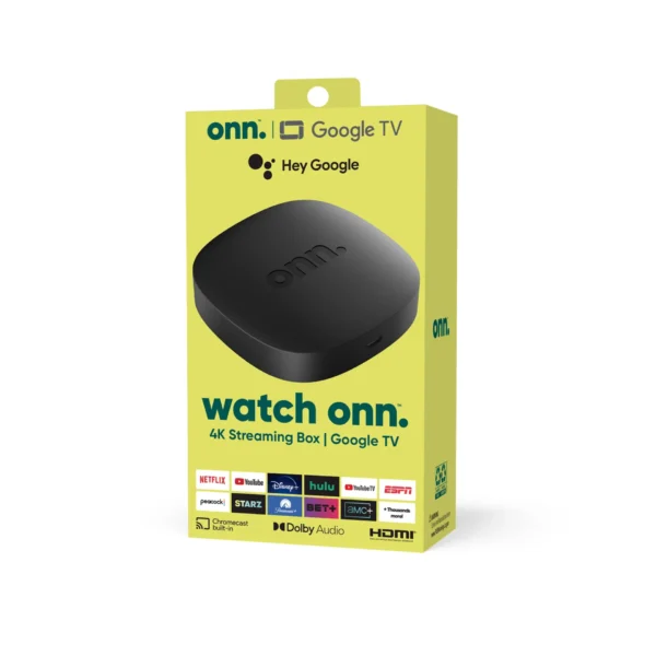 ONN GOOGLE TV 4K streaming Box + 12mois LUNA IPTV