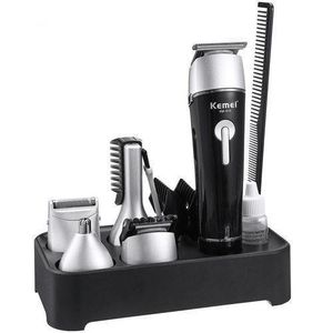 Tondeuse Multifonction Kemei KM-1015 – Kit de Rasage 10 en 1 pour Homme