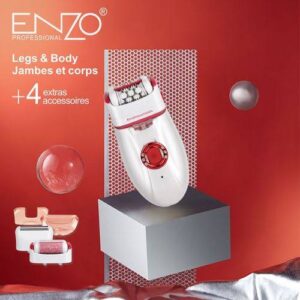 Épilateur Électrique ENZO EN-3166 – Peau douce et lisse pendant des semaines