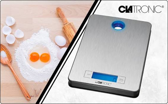 Balance de cuisine digitale Clatronic KW 3412 – Design moderne & précision au gramme près – Image 3