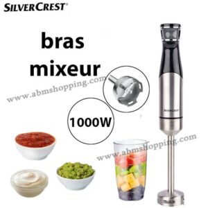 Mixeur Plongeant SilverCrest HB 6412A – 1000W, Pied Inox Haute Performance
