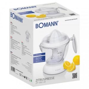 Presse-Agrumes Électrique Bomann ZP 1092 CB – 1,2 L, Double Cône, Design Compact