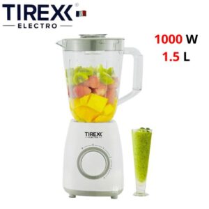 Mixeur Tirex BLB1000P – 1000W, Bol 1.5L, Lames Inox Haute Performance