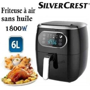 Friteuse à Air SilverCrest 6L – 1800W Sans Huile