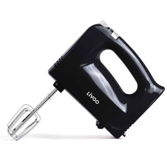 Batteur Électrique Livoo – 5 Vitesses + Crochets Pétrisseurs & Fouets Inox – Image 3