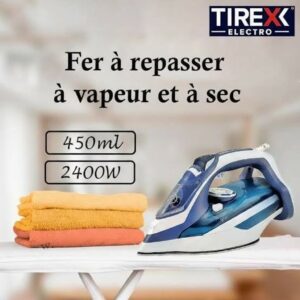 Fer à repasser Tirex Electro – 2400W, 450ml