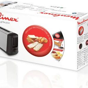 Grille-Pain Moulinex Subito Select – Design Inox, 7 Niveaux de Dorage, Fentes Larges